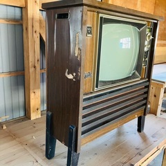 アンティークレトロテレビの画像