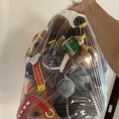 競馬好きな方タグ付き新品ぬいぐるみの画像