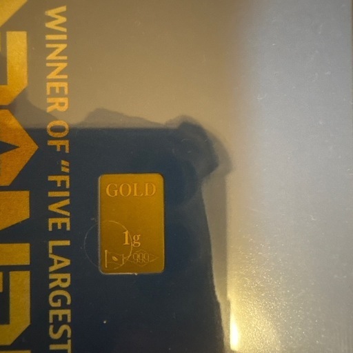 ボートレースオールスター 純金1 g入りインゴットカード