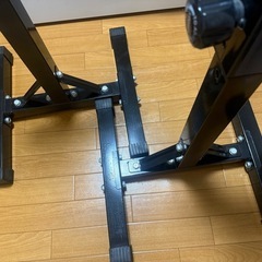筋トレ ベンチプレス セーフティーバーの画像