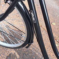 【リサイクルショップどりーむ鹿大前店】No.367　自転車　26インチ　カゴ・ライト・カギ付き🎵　ママチャリ黒　美品ですよ🎵の画像