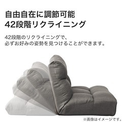 【ニトリ】つながるワイドポケットコイル座椅子　2個セットの画像