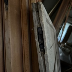 昭和初期建具　ガラス引き戸の画像