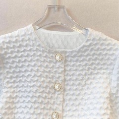 【新品】パフスリーブブラウス　s/mサイズの画像