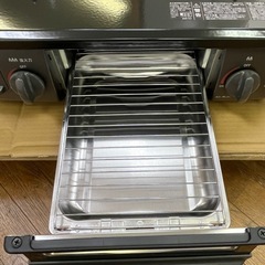 美品✨ グリル未使用!! 都市ガス用 リンナイ RTE565BK ガステーブル 左強火力 RT35NJH の画像