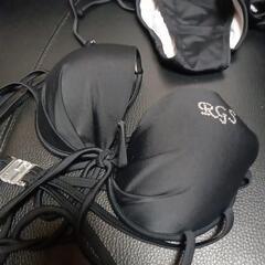 激安黒ビキニ水着ラインストーン未使用の画像