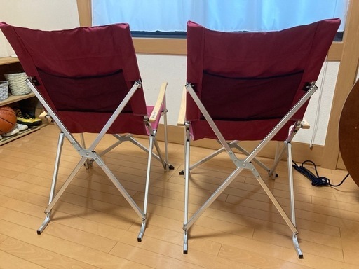 村の鍛冶屋　リラックスハイバックチェア　2脚セット
