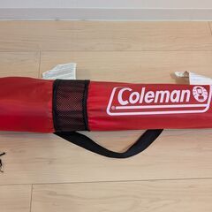 【無料でお譲りします】Coleman コールマン アウトドアチェア（赤）２脚の画像