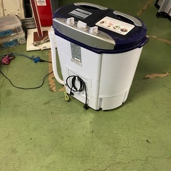 東○80 動作確認済み MY SCOND LAUNDRY HYPER 2槽式小型洗濯機 TOM-05h 2019年製の画像