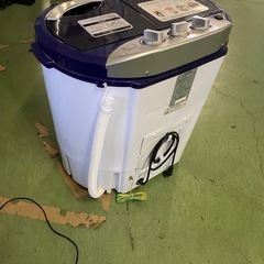 東○80 動作確認済み MY SCOND LAUNDRY HYPER 2槽式小型洗濯機 TOM-05h 2019年製の画像