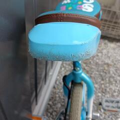 【他フリマサイトよりお安く！】ブリジストン　一輪車　16インチ　ブルーの画像