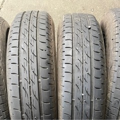 8/26早朝まで受付！145/80R13 ブリジストン ネクストリー 残り溝約5mm 2020年製造 軽自動車等の画像