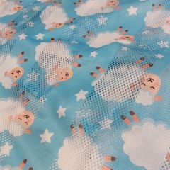 新品！犬服 ペット服 中型犬 大型犬 メッシュ タンクトップ ひつじ ブルー　34の画像