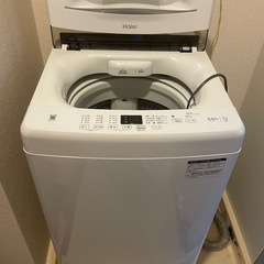 洗濯機　容量5.5kgの画像