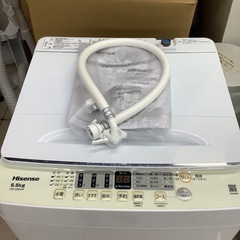 Hisense   ハイセンス　洗濯機　HW- 55E2W  2024年製  5.5㎏の画像