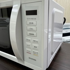 美品✨ 2024年 アイリスオーヤマ 単機能 電子レンジ IMB-T178-W 50/60Hz共用の画像