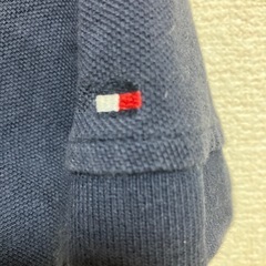 トミーヒルフィガー　ネイビー　ポロシャツの画像
