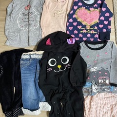 女の子服80〜95センチ39点セットの画像