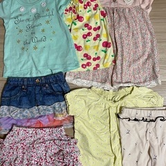 女の子服80〜95センチ39点セットの画像