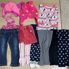 女の子服80〜95センチ39点セットの画像