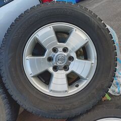 🔴山口市、冬265/65R17アルミ付4本¥9800🔴ランクル・ハイラックスなど🔴2005年製🔴車検・売却用などにの画像