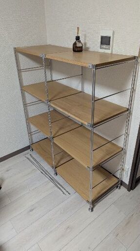 MUJI: ステンレスユニットシェルフ（基本＋追加 連結タイプ）