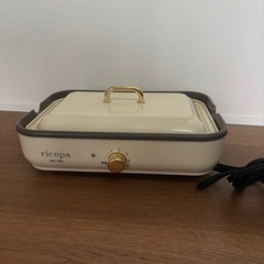 【2017年製】ミニホットプレート アイリスオーヤマの画像