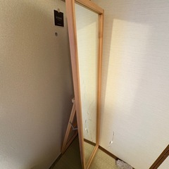 無印良品の全身鏡の画像