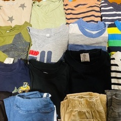 27着 男の子 110サイズ 冬服 長袖 長ズボン の画像