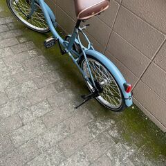 リサイクルショップどりーむ荒田店　No452 自転車　小径車　乗り降りしやすい低床フレーム　ライト付き♪の画像