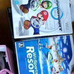 Wii本体とソフトの画像