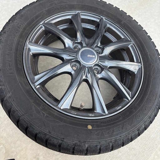 165R14 ソリオ スタッドレスホイールタイヤ4本