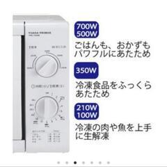 綺麗 ハイパワー シンプル 一人暮らし 電子レンジの画像