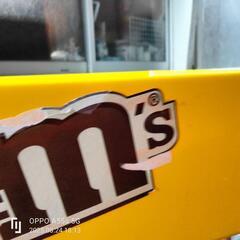 M & M s レア！店頭用ディスプレイの画像