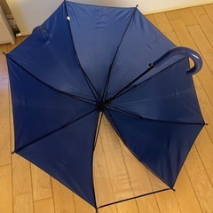 美品　子供用傘　ネイビーの画像