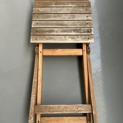 ベランダ　ガーデン　テーブルセット　ウッドの画像