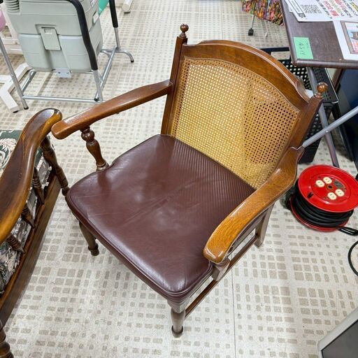 飛騨家具 アームチェア キツツキ 木製 レトロ (（株）ネクスト