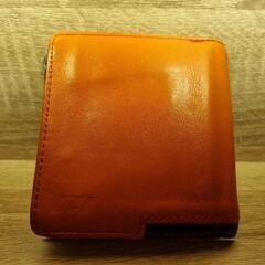 KUSHITANI 2つ折財布　オレンジの画像