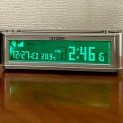 CITIZEN目覚まし電波時計の画像