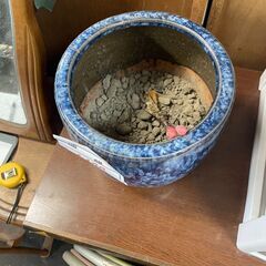 リサイクルショップどりーむ荒田店　No4380 火鉢　小型　コンパクトの画像