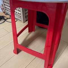 ベトナムの屋台のテーブル＆イス2個の画像