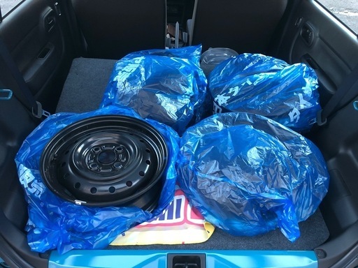 (新品)スズキアルト純正14インチスチールホイール4本