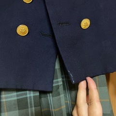 白百合幼稚園　120 女子制服一式
の画像