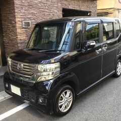 N-BOXカスタム　GLパッケージ　４WD　車検9年3月　乗って帰れます　ナビ　テレビ　の画像