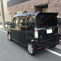 N-BOXカスタム　GLパッケージ　４WD　車検9年3月　乗って帰れます　ナビ　テレビ　の画像