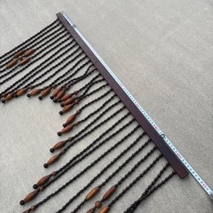 昭和レトロな木の暖簾の画像