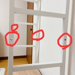 ハンガーラック棚の画像