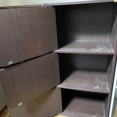 収納ボックス　扉付きの画像
