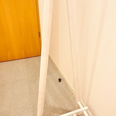 ニトリ　ハンガーラック　白の画像