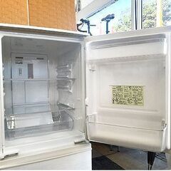 札幌【2ドア 冷蔵庫 2019年製 シャープ 137L】SJ-D14E-W どっちもドア ファン式 ホワイト系色 白 単身者 一人暮らし SHARP 冰箱 냉장고 tủ lạnh 100Lクラス 百Lクラス 北20条店の画像